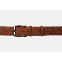 The Vatra Brown Woven Leather Belt image 3