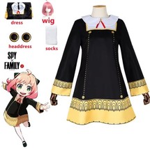 1 Set SPY FAMILY Anya Forger Cosplay Size XL Costume Kids Kawaii Dress H... - $38.49