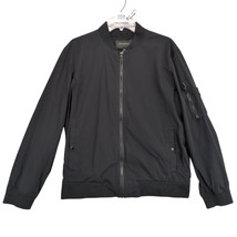 Banana Republic Men&#39;s L Black Tech Motion Bomber Jacket Classic Full Zip... - $40.00