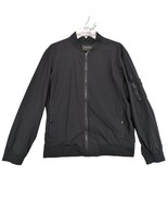 Banana Republic Men&#39;s L Black Tech Motion Bomber Jacket Classic Full Zip... - $54.70 CAD