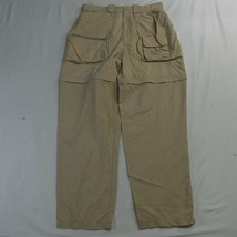 Cabela&#39;s Guidewear Large x 32 Khaki Convertible UPF 25+ Mens Cargo Pants - $19.99