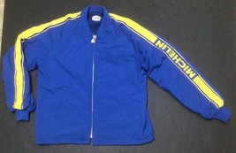 Vtg 70s Michelin Tires Full Zip  Needs Repair  Racing Jacket Sz 2XL Swin... - $48.33