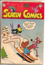 Real Screen #59 1953-DC-Fox &amp; Crow-snow ski prank VG- - £46.34 GBP