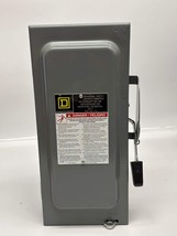 Square D D222N General Duty Safety Switch, Fusible, 2P3W, 60A, 240Vac, N... - $45.00