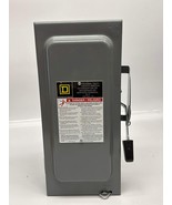Square D D222N General Duty Safety Switch, Fusible, 2P3W, 60A, 240Vac, N... - $61.60 CAD
