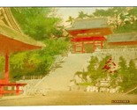 Hand Colored Undivided Back Kamakura Japan Postcard - $9.90