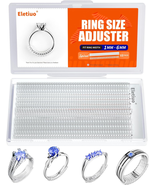 Ring Size Adjuster for Loose Rings,12 Pack-4 Sizes Invisible Transparent... - £8.37 GBP