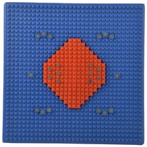 Acupressure Magnetic Pyramid Mat Therapy Energy For Pain Relief Red - £24.16 GBP