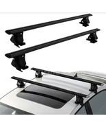 MAXSOUGH 51” UNIVERSAL CROSS BAR STYLE CAR ROOF RACK 300 LB CAPACITY ADJ... - $74.25