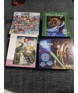 4 Brand New Jigsaw Puzzle Magic, Fairy, States, dragon, medieval - $323.82 MXN