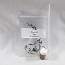 Focus Aromatherapy Hanging Pendant Kit Essential Oils Natural Original U... - $18.80
