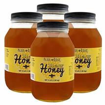 Slide Ridge Raw Honey 3 lbs Squeeze Bottle, All Natural &amp; Unfiltered 4 Pack - $99.99
