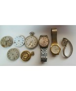 Vintage Pocket Watches/Movements &amp; Watch lot-Seiko, Waltham, Progress, S... - $515.07 CAD