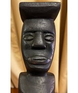Old Hand Carved Wood Black Woman Carving Wooden Art Ethnic Tribal Carved... - $1,175.68 MXN