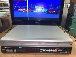 Pioneer DVR-RT500 VHS VCR DVD Recorder Combo Player No Remote Works Great - $90.25