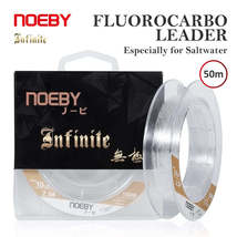 NOEBY Shock Leader 50m 6-65lb Carbon Fiber Fluorocarbon Fishing Line Mon... - £5.25 GBP+