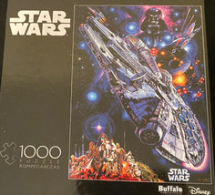 Disney (Star Wars) &quot;Millennium Falcon&quot; 1000 Piece Jigsaw Puzzle By Buffalo Games - £27.87 GBP