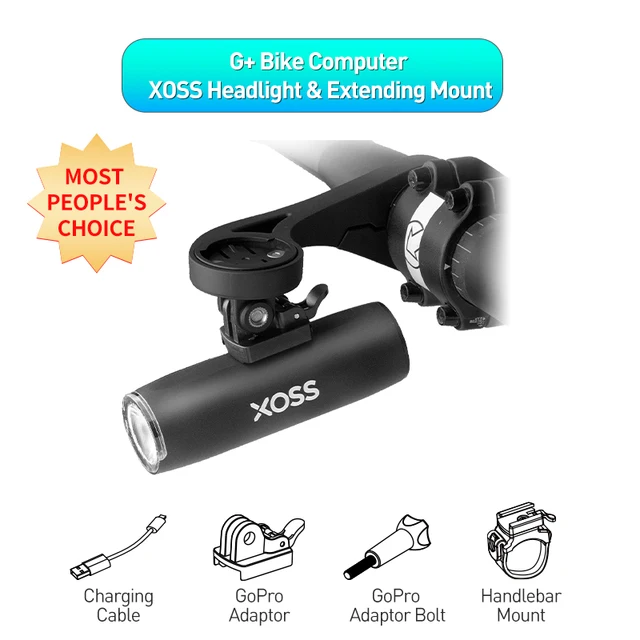 XOSS 400Lume Bicycle Headlight Waterproof USB Rechargeable Bike Front Li... - £116.19 GBP