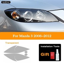 Car Headlight Taillight Protection Tint Film Smoke Front Black Transparent TPU S - £109.99 GBP