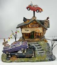 Department 56 “Rusty&#39;s Used Cars” Halloween Village Dealership Lit House #808965 - £143.04 GBP