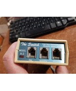 Vintage High Tech  Phone Fax Modem Data SWITCH - $9.79