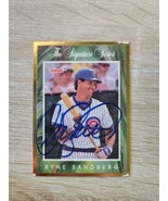 1991 Donruss Elite Signature Series Ryne Sandberg 2500/5000 Baseball - D... - $399.98