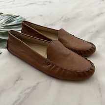 Cole Haan Womens Evelyn Driver Loafer Flats Size 10.5 Tan Brown Leather ... - $45.53