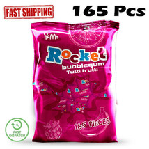 Rocket Bubble Chewing Gum Tutti Frutti Vintage Antique Candy Sweet Yamy 165 Pcs - £19.37 GBP