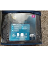 Serta Simply Clean Antimicrobial Luxury black 4 Pc Sheet King new in pac... - $41.95 CAD