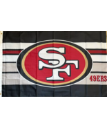 49ERS 3x5&#39; FLAG-2 BRASS GROMMETS IN/OUTDOOR-150 D POLYESTER  BEST QUALIT... - $14.90