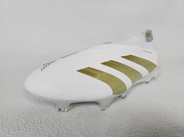 Adidas Predator Elite FG Laceless Soccer Cleats Size 9.5 Men&#39;s White IF6448 - $94.99