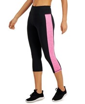 allbrand365 designer Womens Activewear Colorblocked Cropped Leggings,Peo... - $35.00