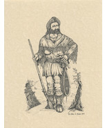 The Mountain Man offset lithograph by John Anthony Miller limited edition - $61.54 CAD