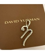 David Yurman .925 Sterling Silver Diamond Script Initial “N” Pendant - €338,99 EUR