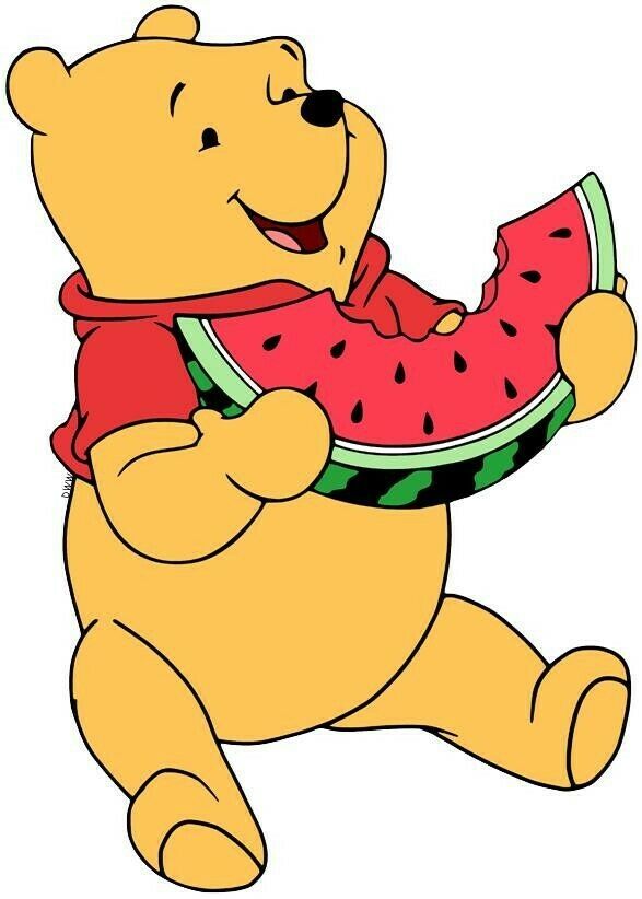 Pooh Eating Watermelon Metal Cutting Die Card Making Scrapbooking Craft ... - $10.00