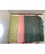 Luxury Cashmere Feel Super Soft 100% Acrylic Scarf  New Set of 3   (7) - $292.03 MXN
