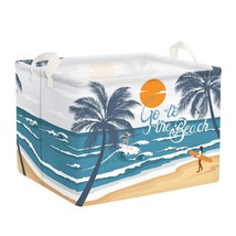 Beach Towel Blanket Vacation Basket Large Rectangle Sun Sea Tropical The... - $34.99