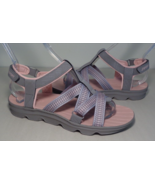 JSport by Jambu Size 11 M KAIA Grey / Pink Geometric Sandals New Women&#39;s... - $107.91