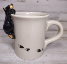 Bearfoots Jeff Fleming Big Sky Carvers 3d Bear Hanging on Coffee Mug Paw Prints - £13.50 GBP