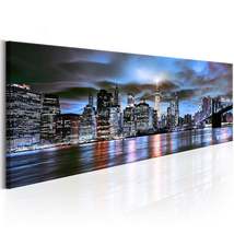 Tiptophomedecor Stretched Canvas Wall Art  - Nyc: City Lighthouse - Stre... - $89.99+