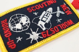 Vintage 1979 Scouting New Worlds Round Up Boy Scouts America BSA Camp Patch - £9.34 GBP