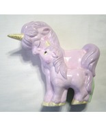 Vintage Unicorn Mom ma and Baby  Light Purple Ceramic - £24.03 GBP