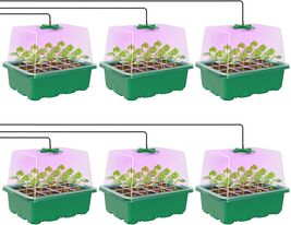 Eco-Friendly Seed Starter Grow Light Kit with Humidity Dome for Thriving... - $54.40