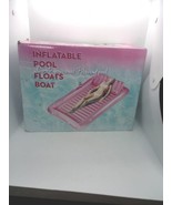 Inflatable Pool Float Tanning Floaty Raft NEW - £42.66 GBP