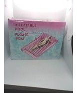 Inflatable Pool Float Tanning Floaty Raft NEW - $1,034.92 MXN