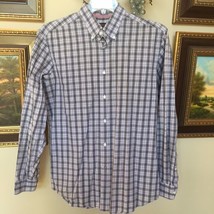 Ben Sherman Plaid Casual Dress Shirt Large 16 - $16.66