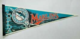 Vintage 1997 MLB Pennant Florida Miami Marlins WinCraft Sports 12&quot; x 30&quot; NOS - £14.07 GBP