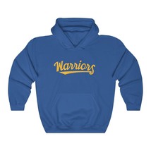 Warriors Hoodie (Gold Text on Blue) - $34.95+