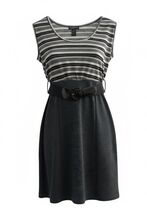 Woman’s Delirious Los Angeles Cap Sleeve Belted Gray Dress, Size  XL - $7.92