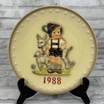 Hummel 1988 Annual Plate Boy With Goats No 284 Goebel Germany 7.5 Inches - £11.97 GBP